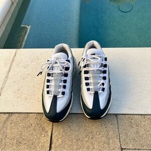 Nike Air max 97 White and Dark Blue Sneakers